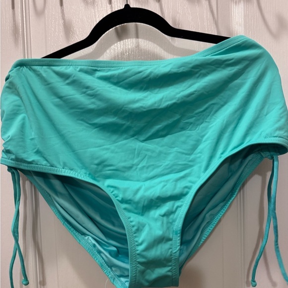 Lands' End Blue Swimsuit with Halter Neck - Picture 7 of 10